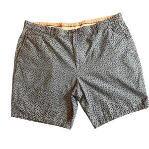 Jonnie O Blue Palm Tree Chambray Men's Shorts.  Size 38